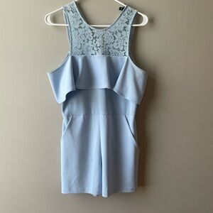 Express baby blue romper